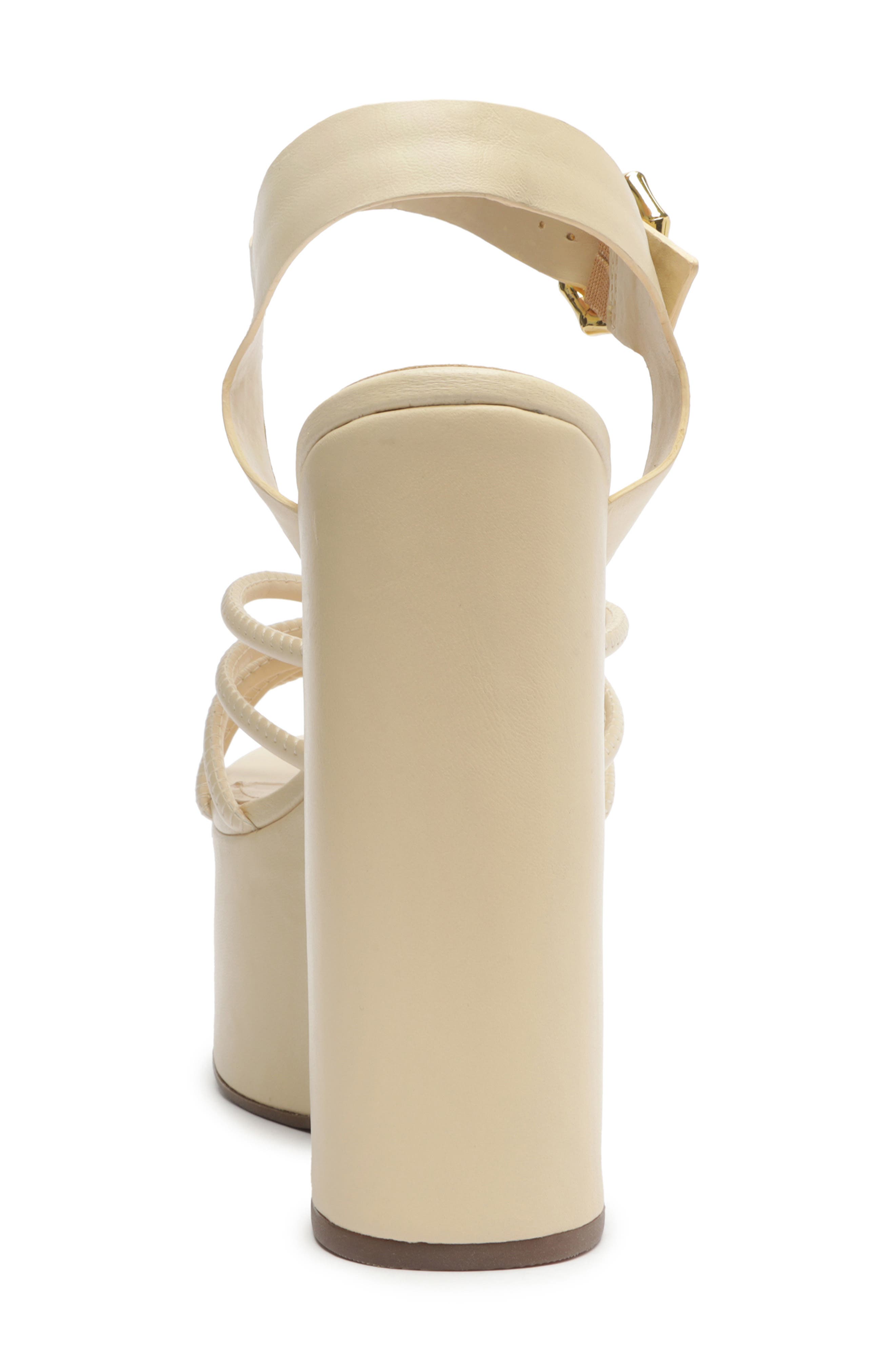 Schutz Mahi Cutout Platform Sandal, Alternate, color, 