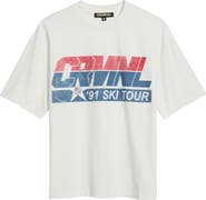 CRIMINAL DAMAGE Ski Tour Graphic T-Shirt
