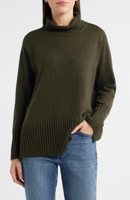 Eileen Fisher Turtleneck Merino Wool Sweater