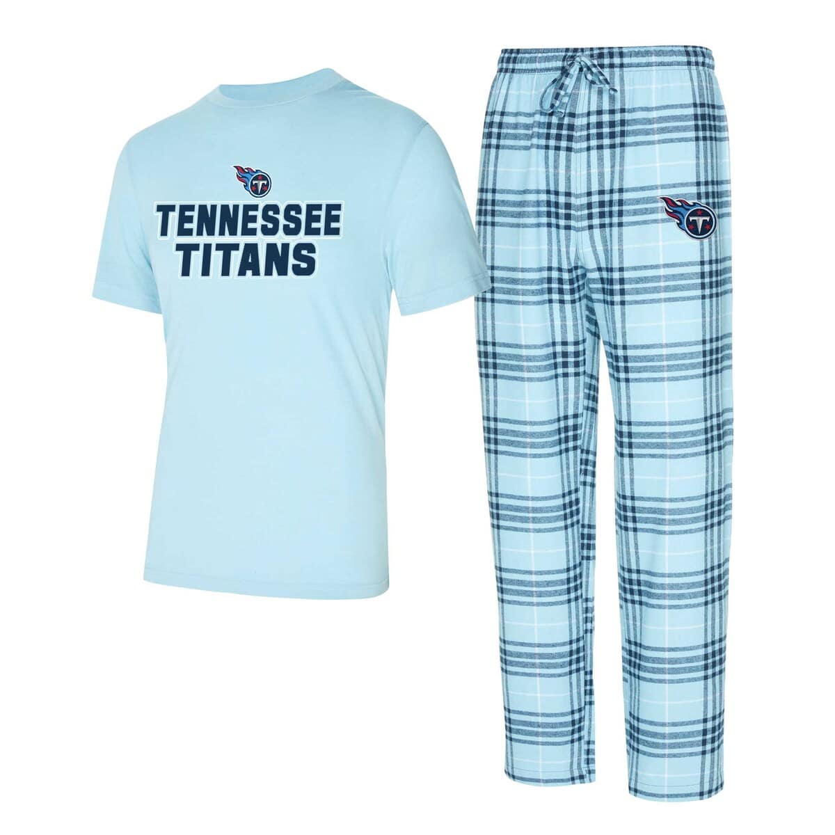 CONCEPTS SPORT Men's Concepts Sport Light Blue/Navy Tennessee Titans Vector  T-Shirt \u0026 Flannel Pants Sleep Set | Nordstrom