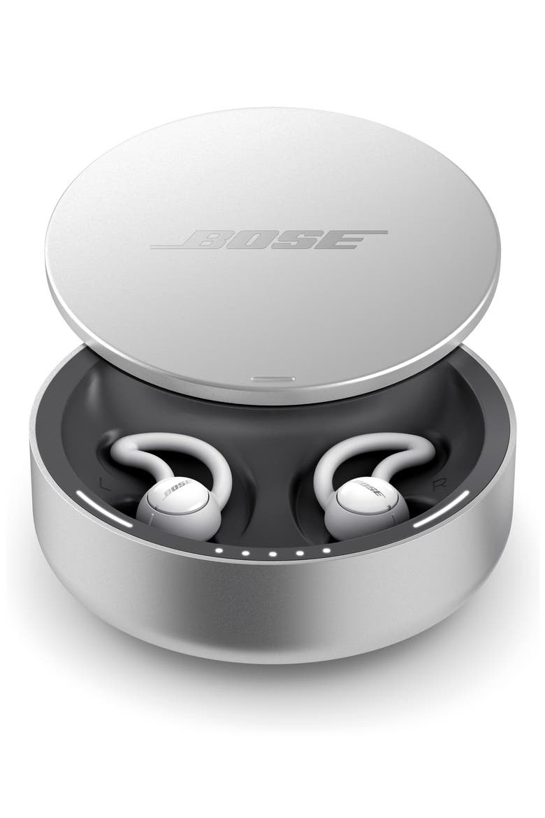 Noise Masking Sleepbuds Earbuds, Alternate, color, WHITE AND SILVER