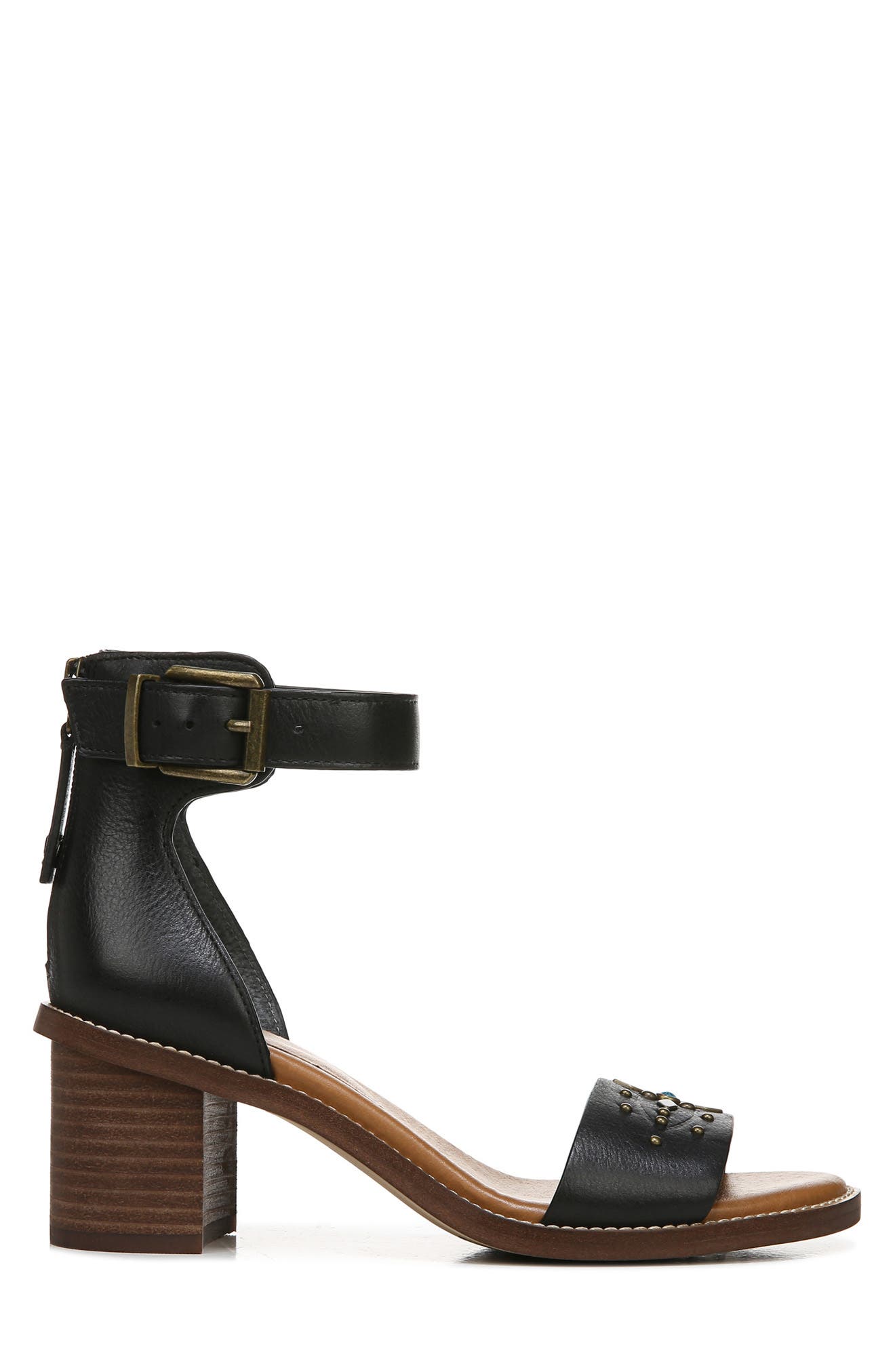 Zodiac Isla Studded Block Heel Sandal, Alternate, color, 