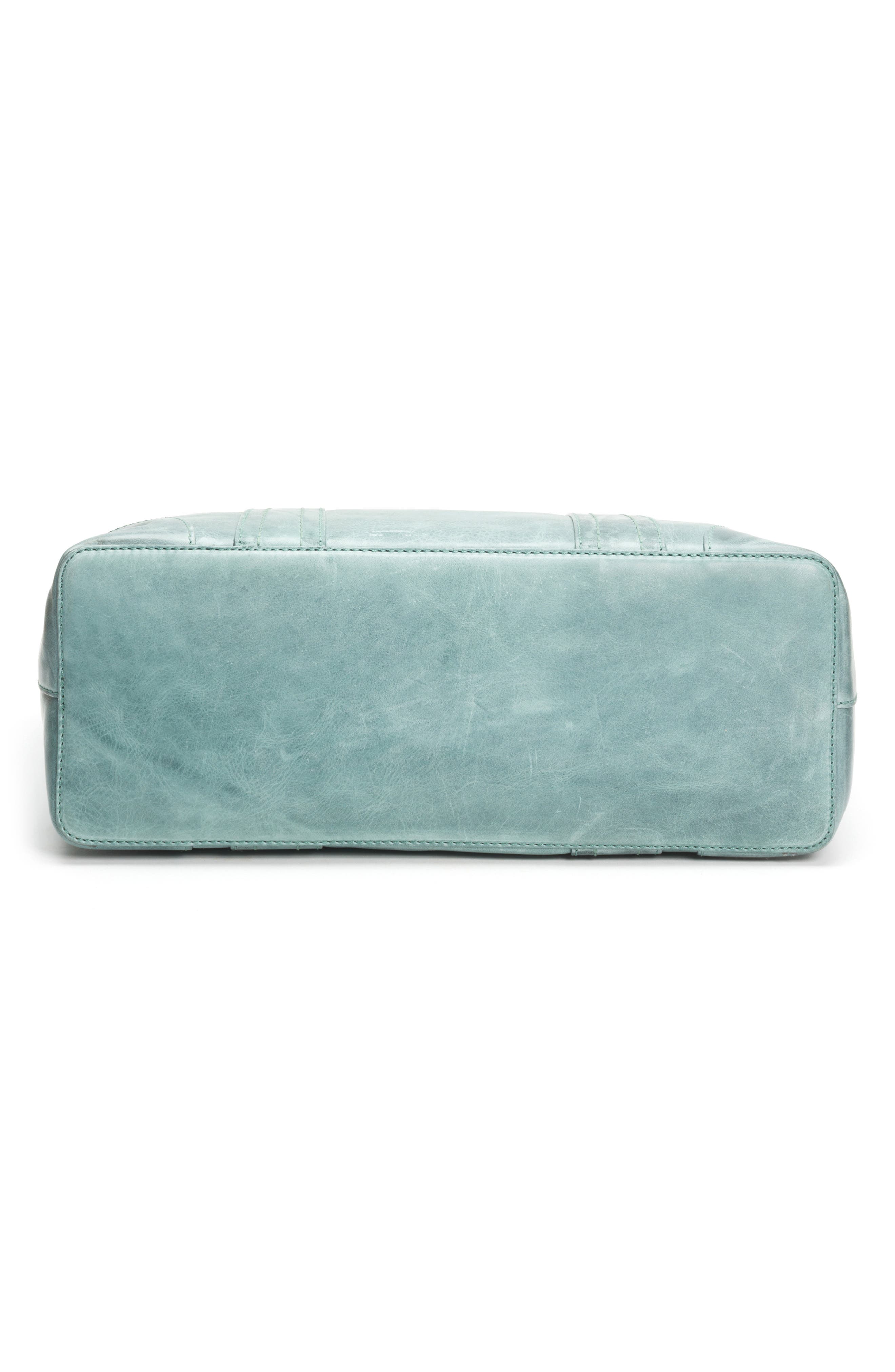 Melissa Leather Shopper, Alternate, color, SKY
