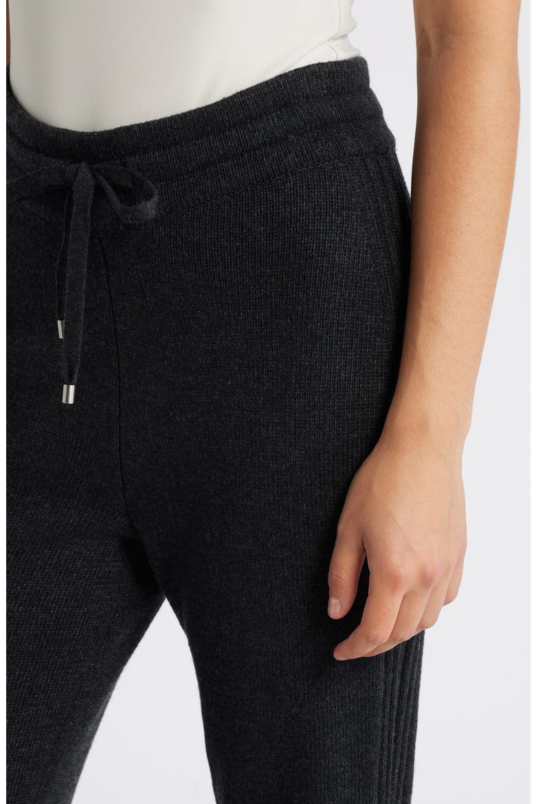 Rib Wide Leg Pants, Alternate, color, CHARCOAL HEATHER GREY