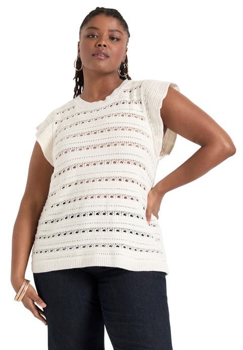 Ruffled Sleeve Top