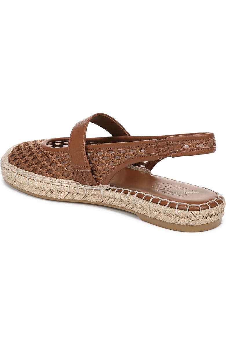 Naturalizer Jolie Slingback Espadrille Flat, Alternate, color, Walnut Wake