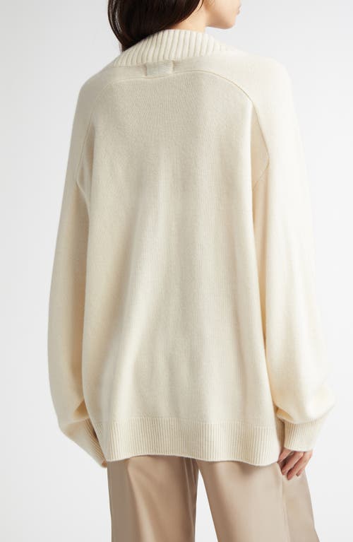 LOULOU STUDIO LOULOU DE SAISON SAGE CASHMERE V-NECK SWEATER