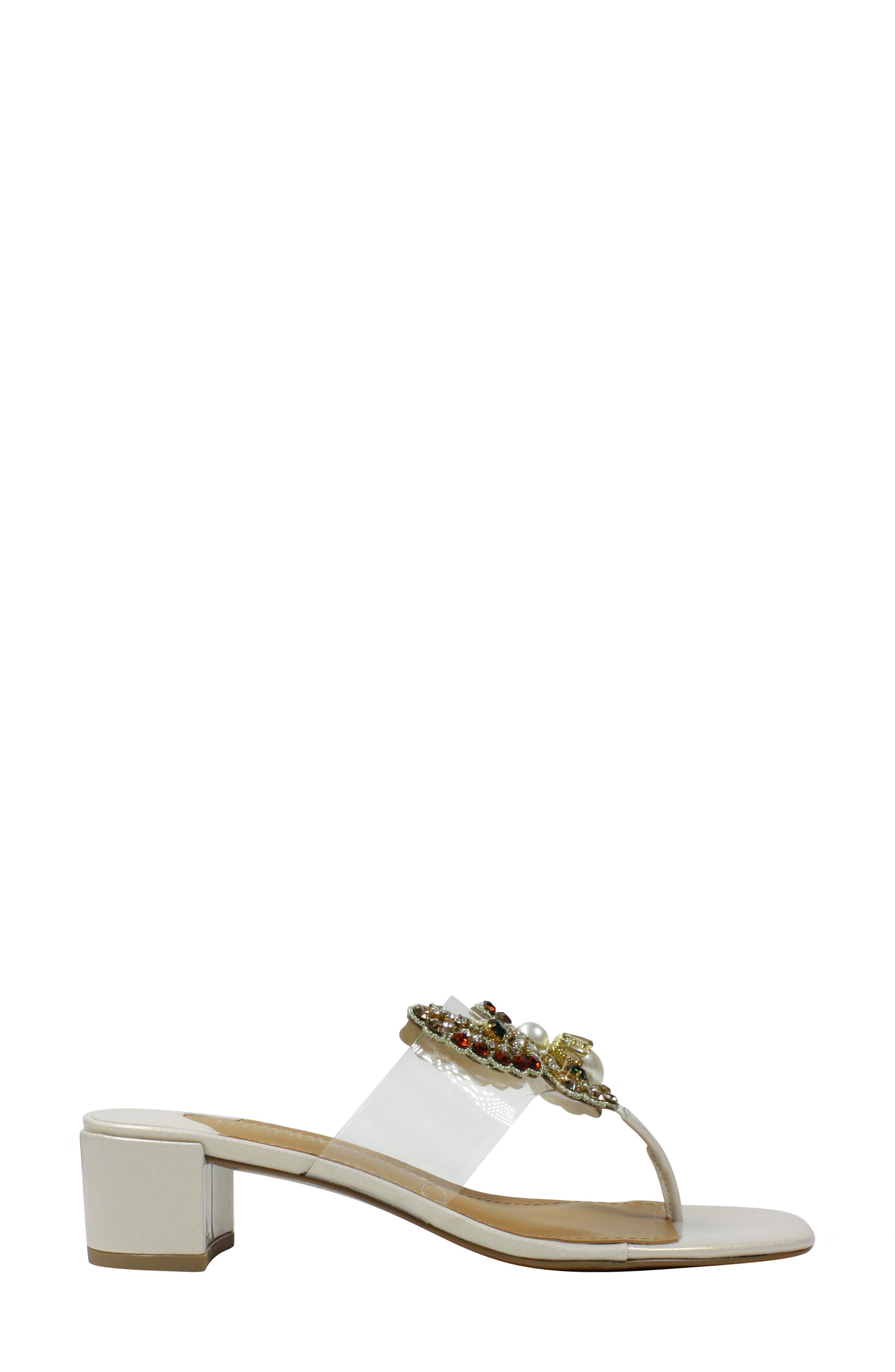 J. Reneé J.Renée Wynyard Embellished Flip Flop, Alternate, color, 