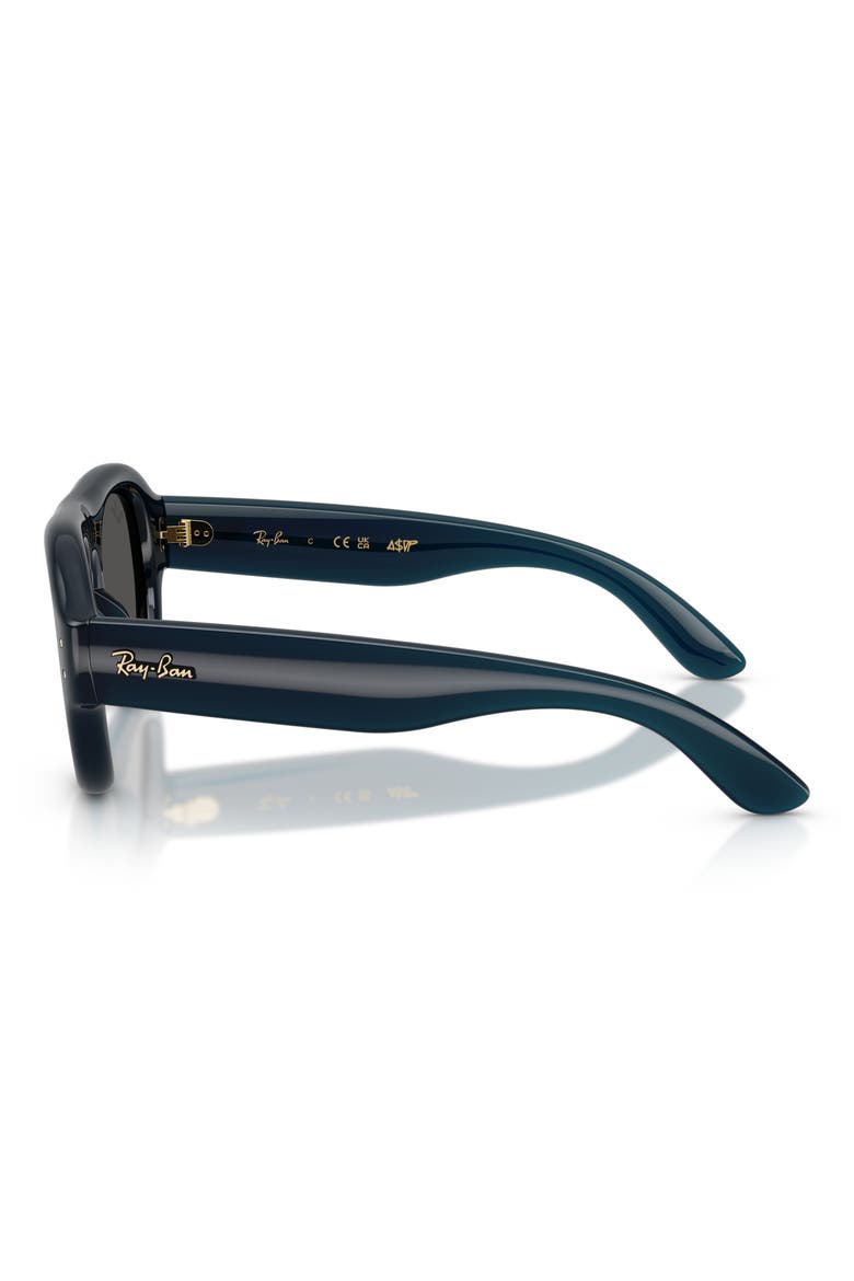 A$AP Rocky 52mm Pilot Puffer Sunglasses, Alternate, color, TRANSPARENT BLUE / DARK GREY