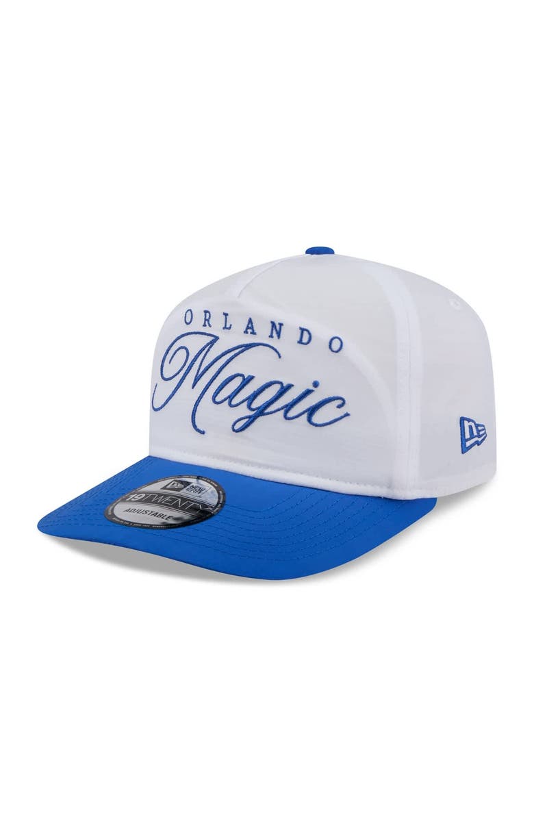 New Era Men's New Era White/Black Orlando Magic 2025 NBA Draft On-Stage Nylon 19TWENTY Adjustable Hat, Alternate, color, 