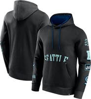 FANATICS Men's Fanatics Branded Black Seattle Kraken Wild Winner Fleece Pullover Hoodie
