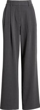 Wit & Wisdom 'Ab'Solution Pinstripe Ultra Skyrise Wide Leg Pants