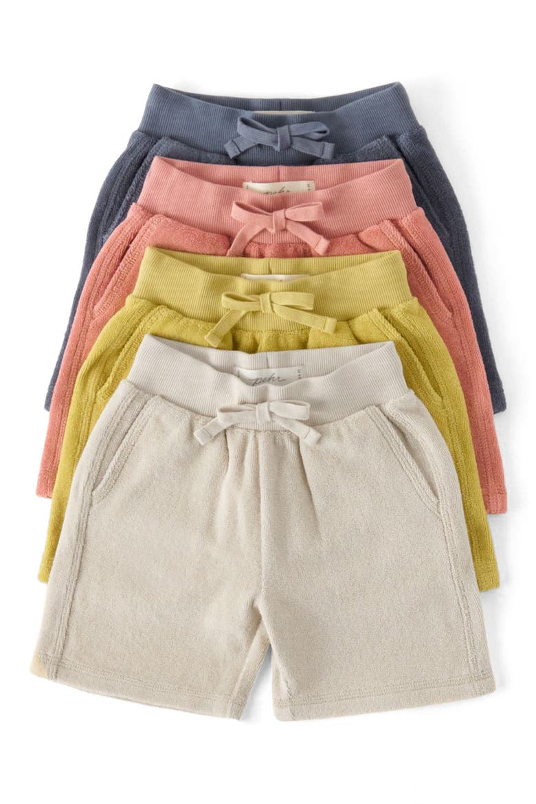 Kids' Classic Organic Cotton Terry Shorts, Alternate, color, OCEAN