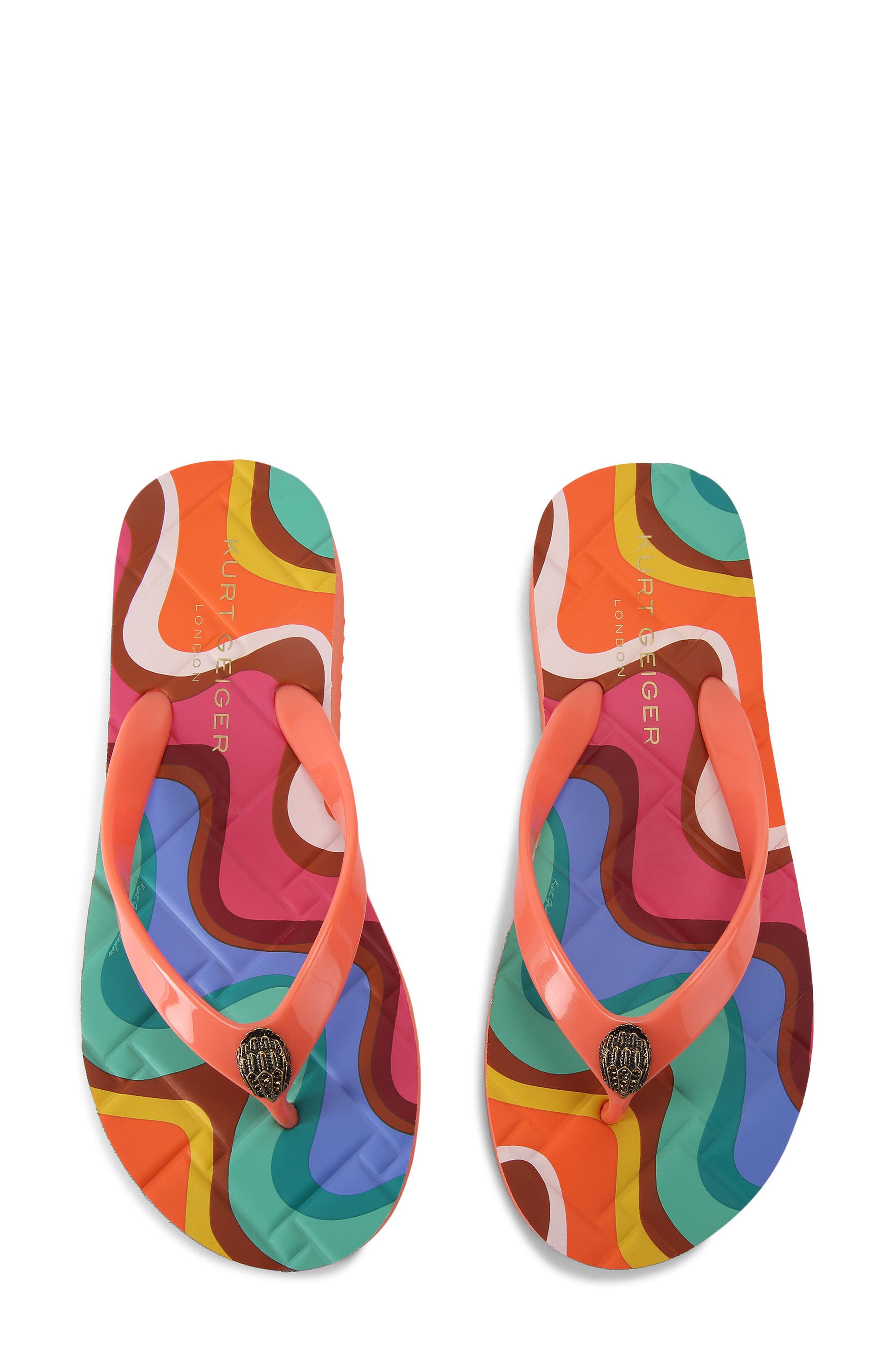 Kurt Geiger London Kensington Quilted Flip Flop, Alternate, color, 