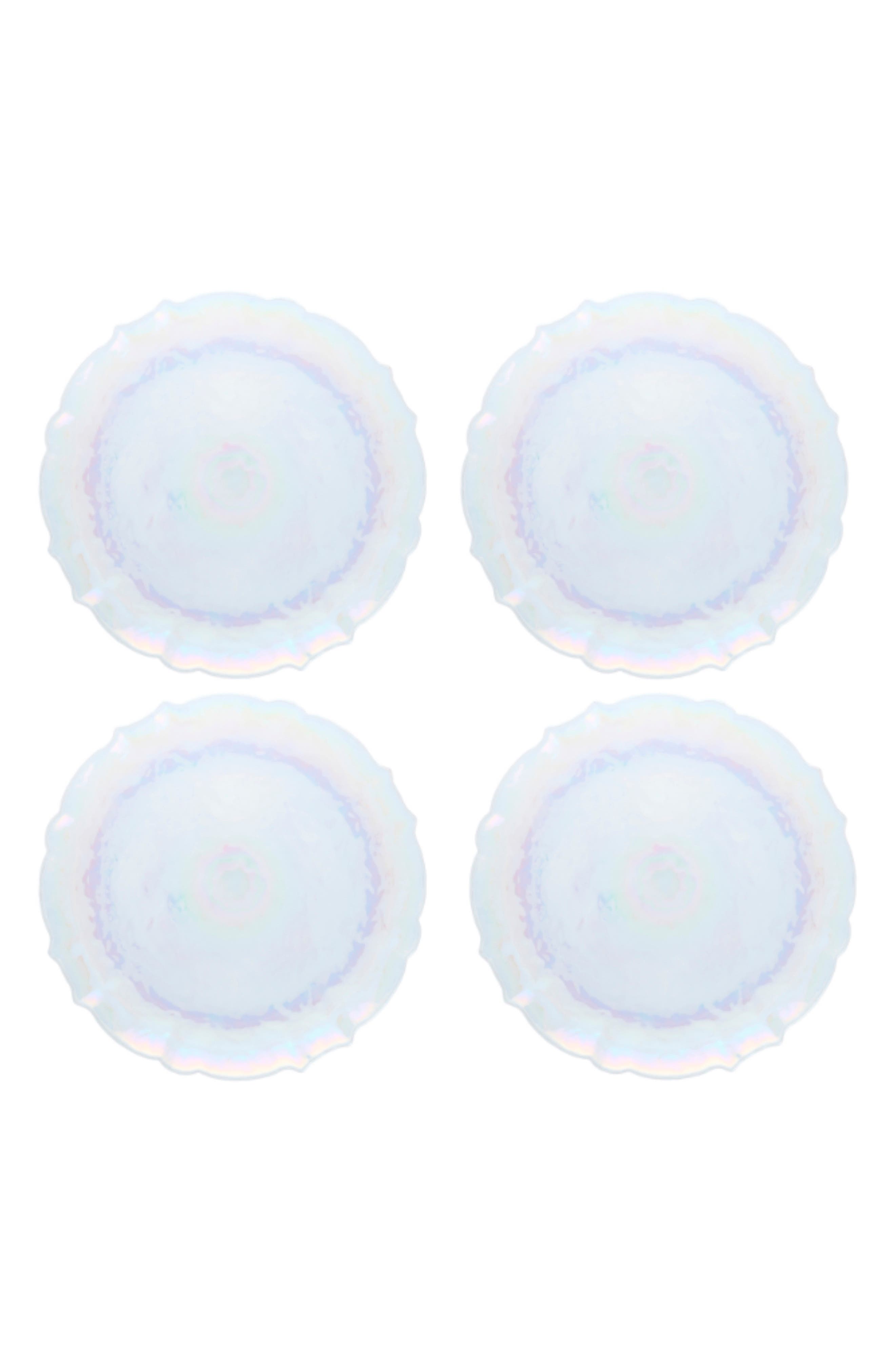 Fortessa Lorelei Set of 4 Iridescent Charger Plates