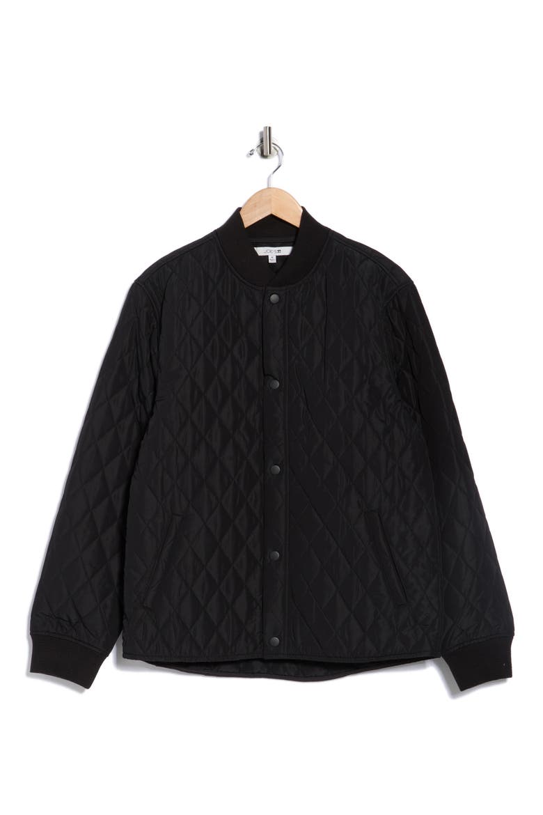 Diamond Quilted Jacket, Alternate, color, BLACK