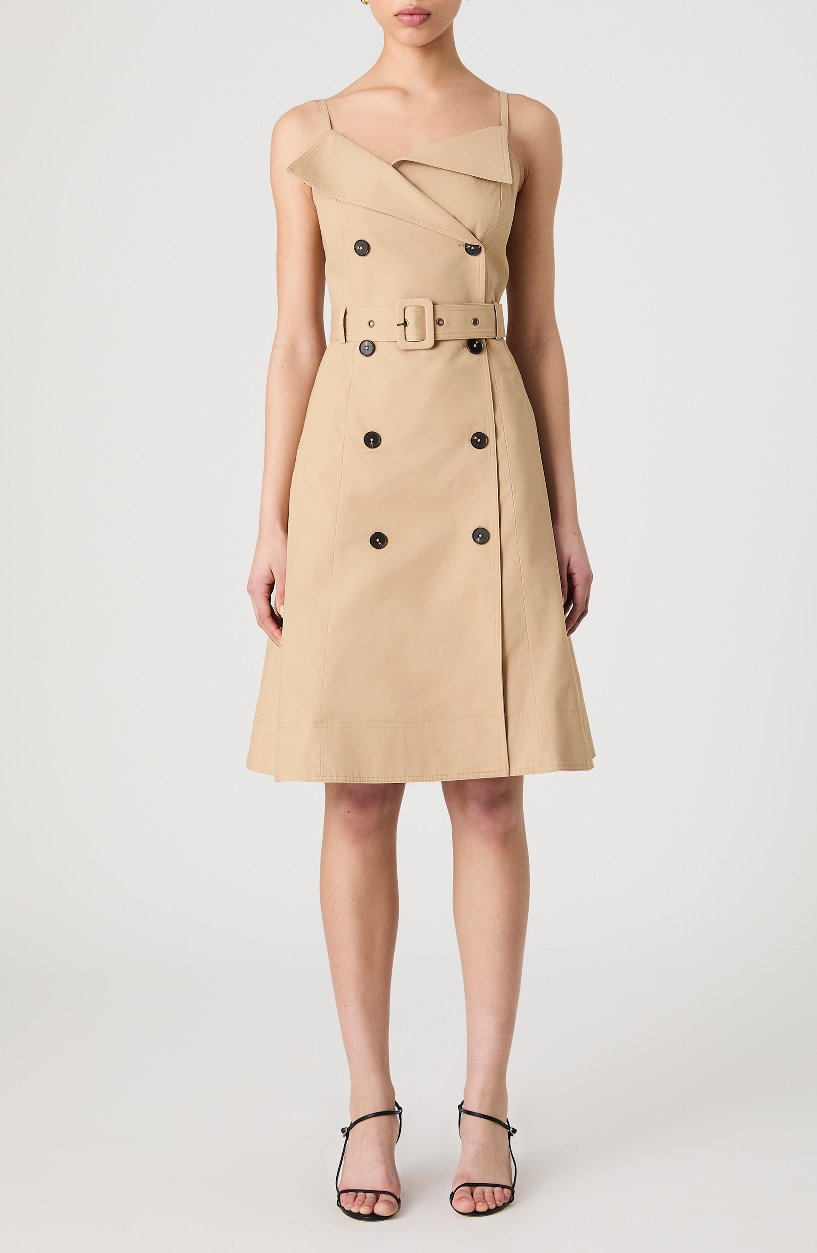 French Connection Belted Trench Dress