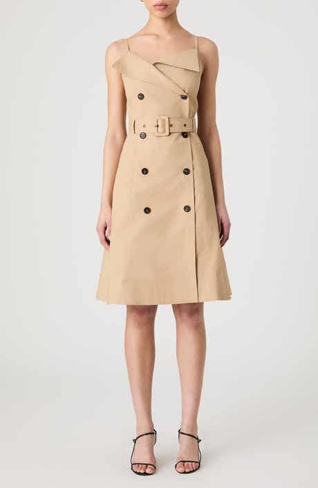 French Connection Belted Trench Dress