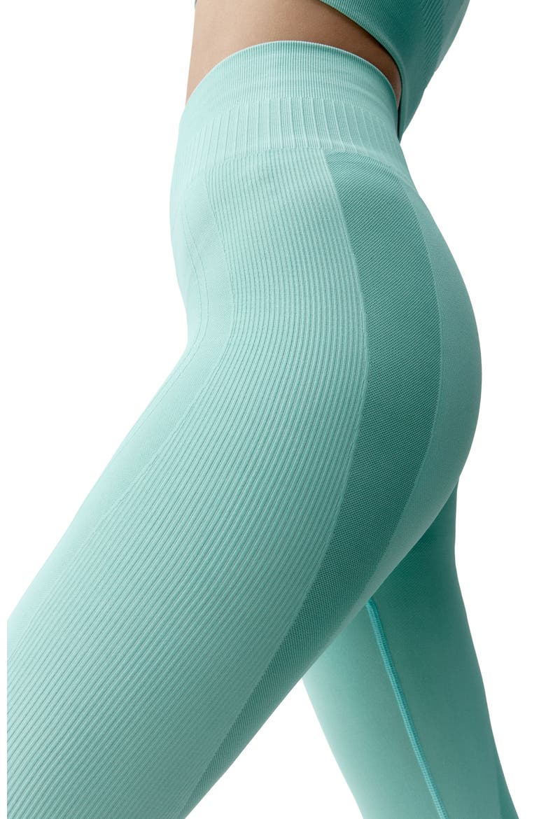 Eris Seamless Capri Sports Legging, Alternate, color, Greece Blue