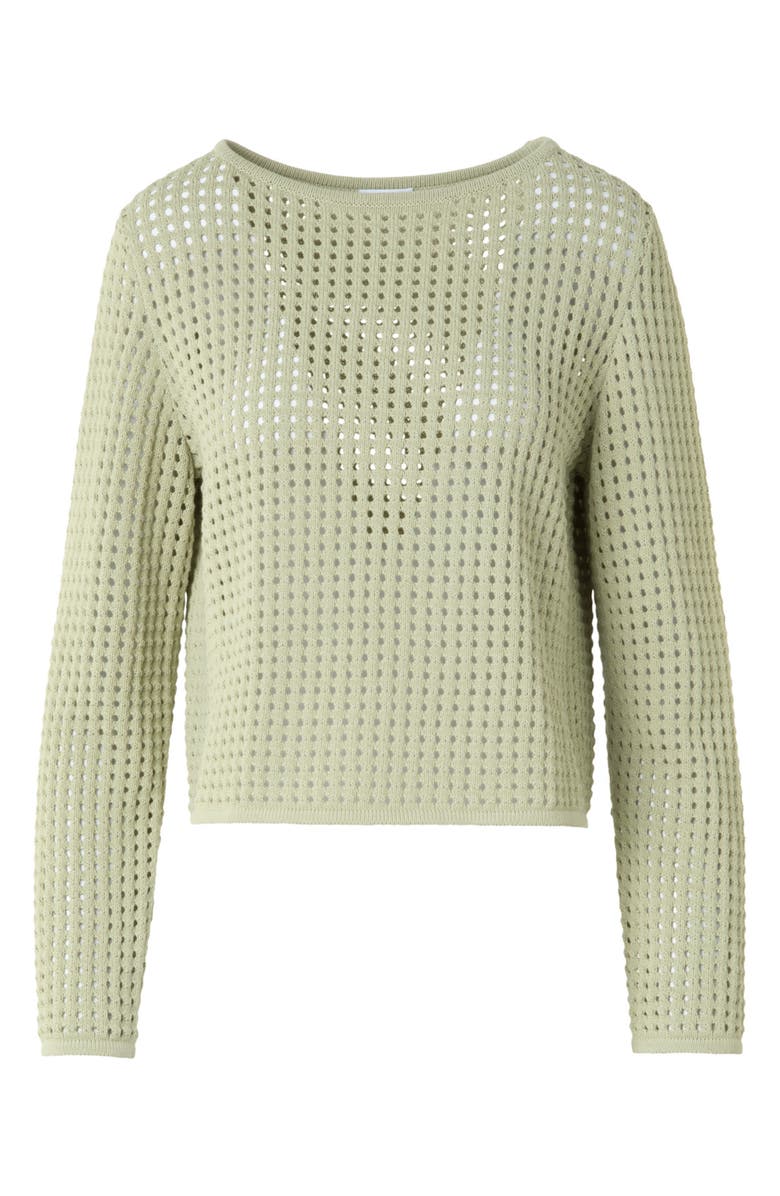 Akris punto Chunky Cotton Sweater, Alternate, color, Pistachio