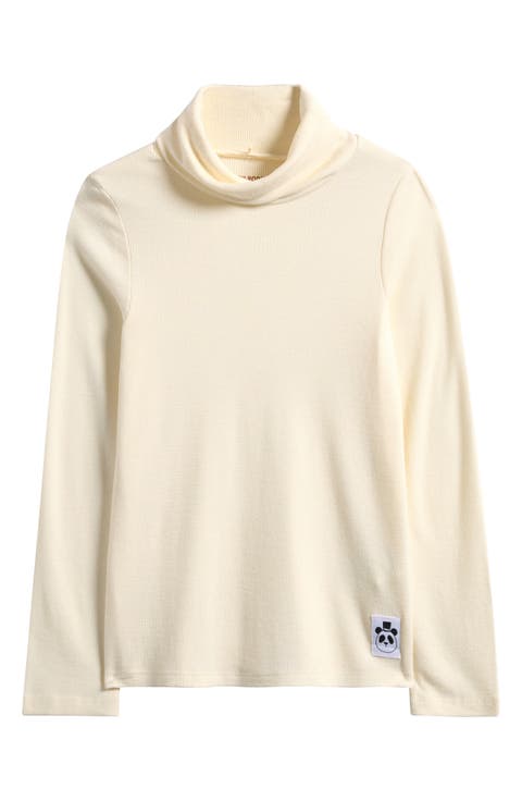Kids' Rib Stretch Modal Turtleneck