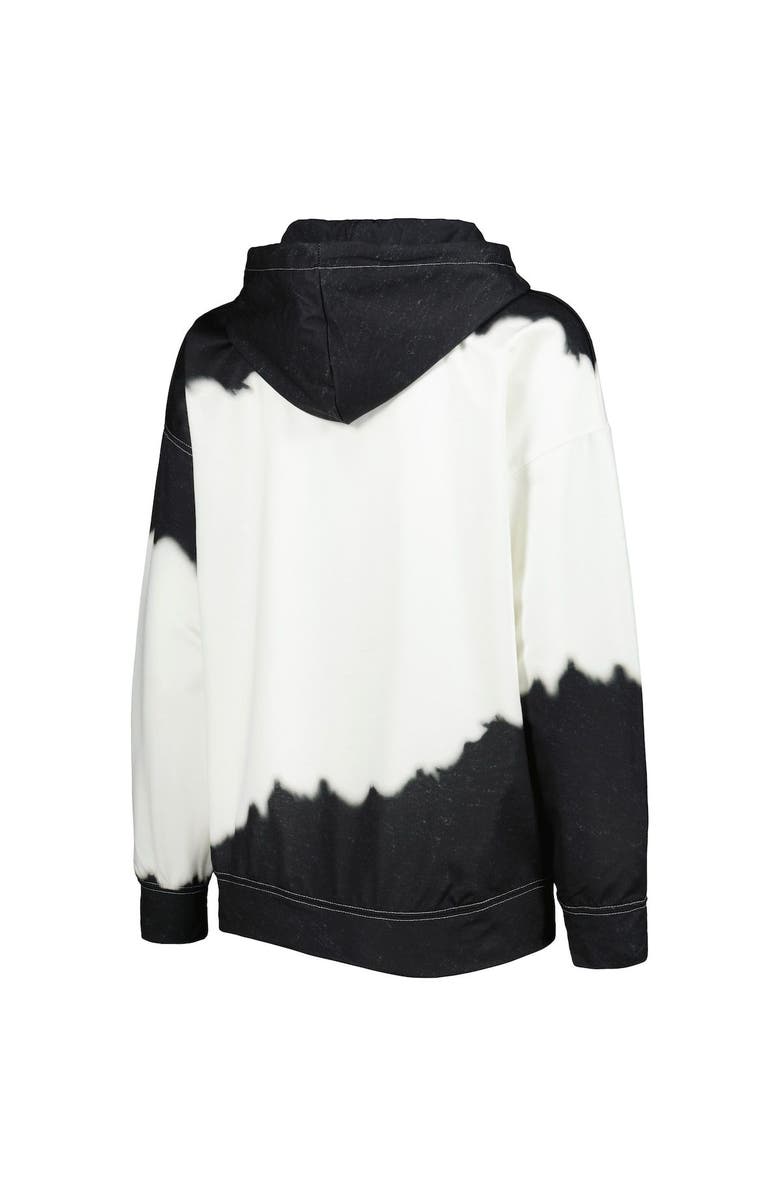 GAMEDAY COUTURE Women's Gameday Couture White/Black Oklahoma State Cowboys For the Fun Double Dip-Dyed Pullover Hoodie, Alternate, color, White