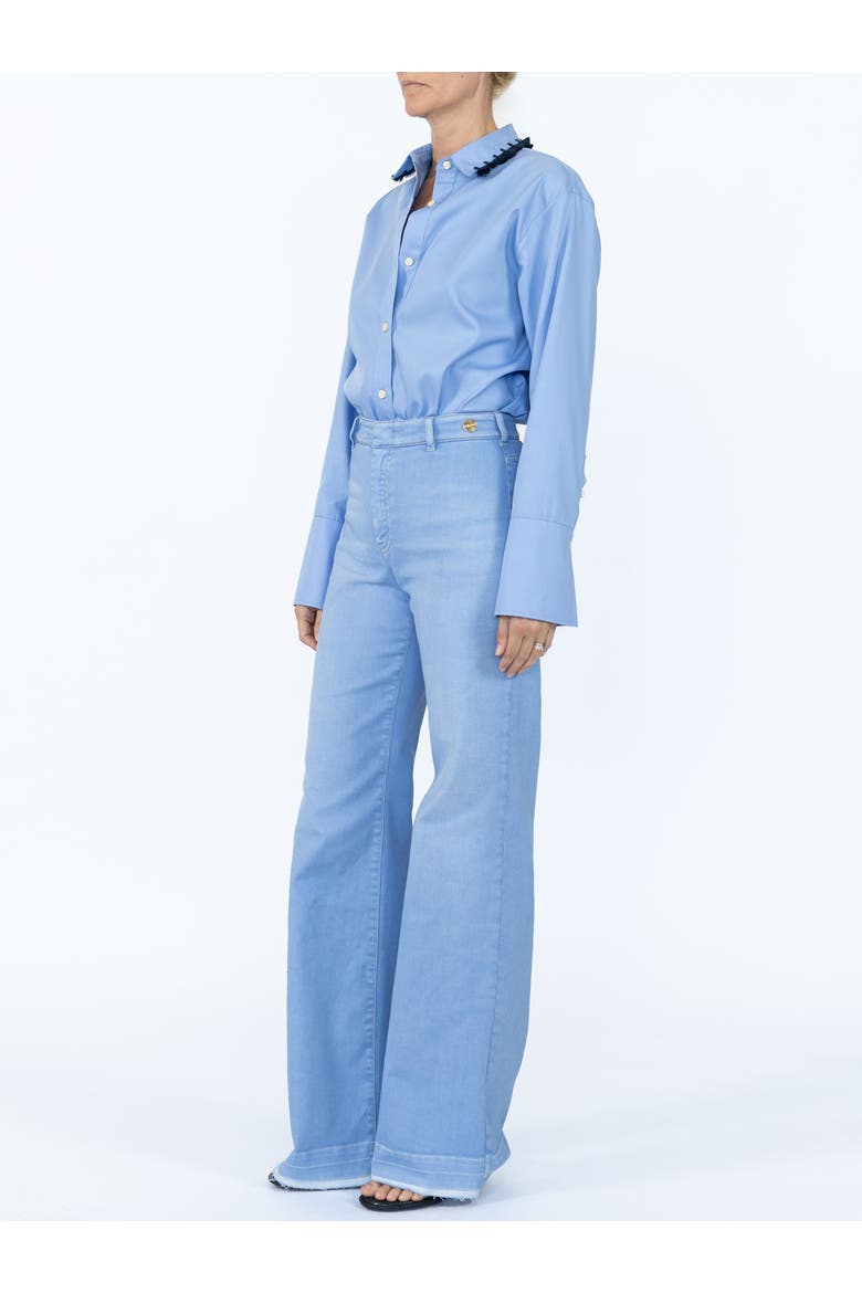 Jerry High rise flare jeans, Alternate, color, Pale Blue