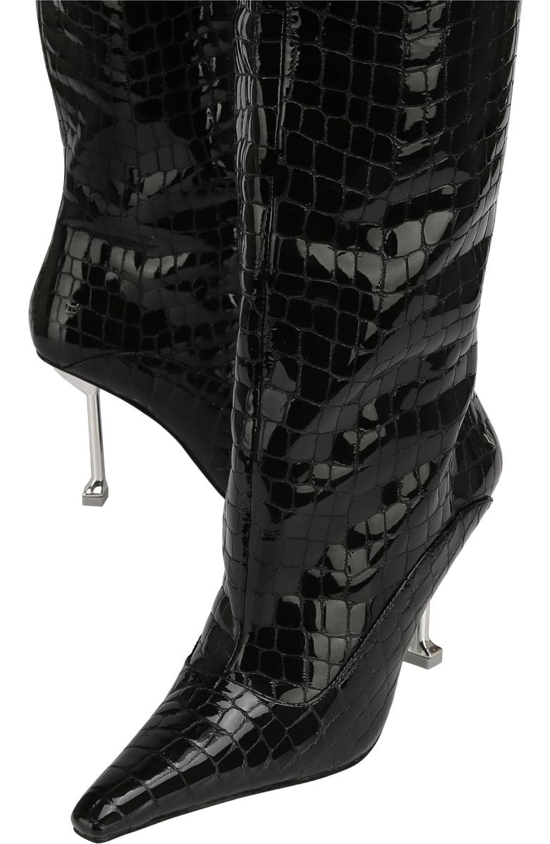 Naked Wolfe Texas Croc Embossed Tall Boot, Alternate, color,