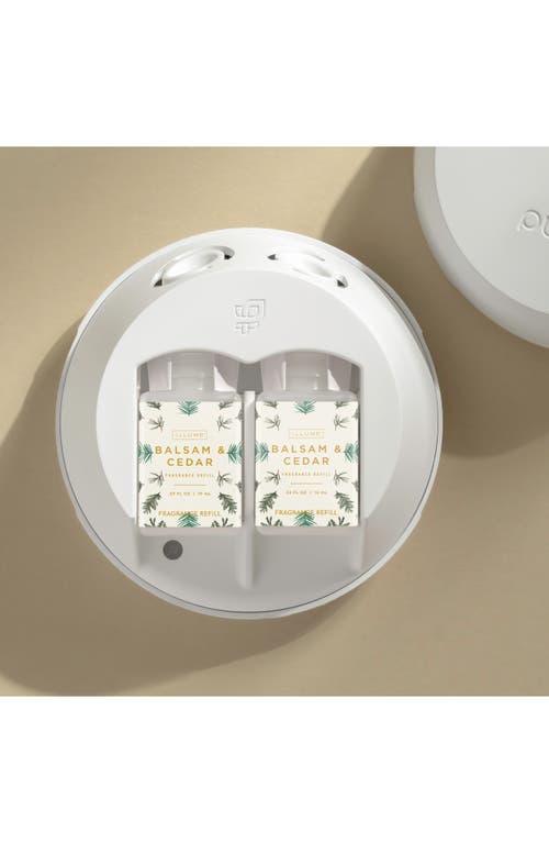 Pura X Illume Balsam & Cedar Smart Fragrance Diffuser Refill In White
