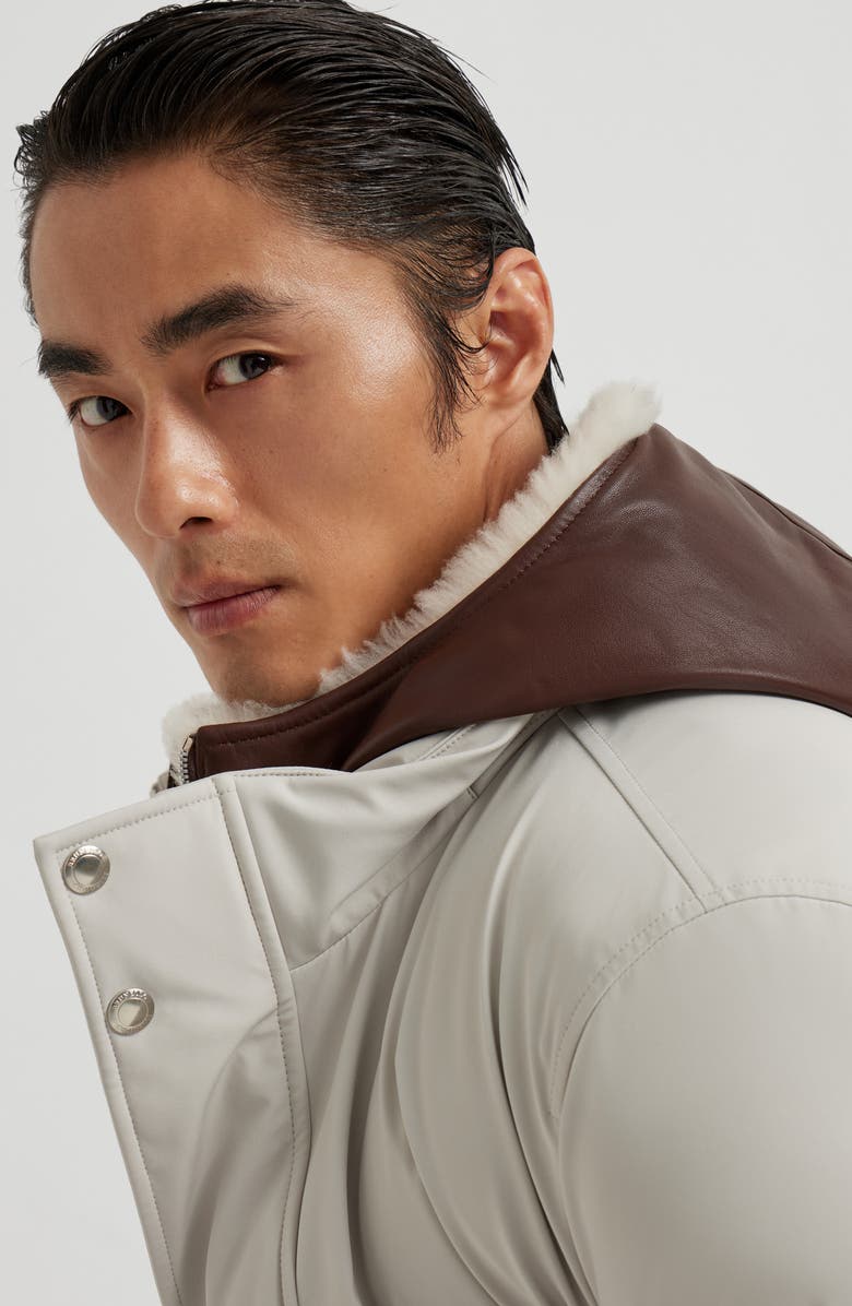 Brunello Cucinelli Parka with padding, Alternate, color, Ivory