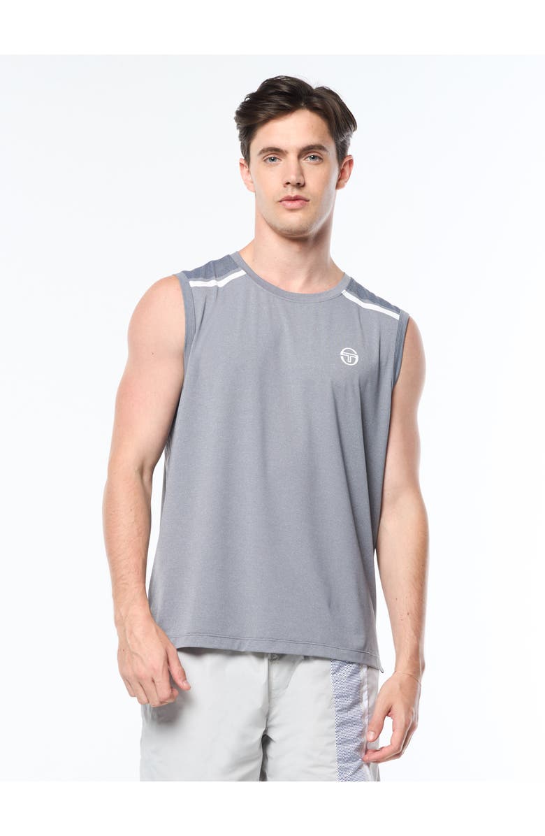 Sergio Tacchini Attivo Damarindo Tank, Main, color, Quiet Gray
