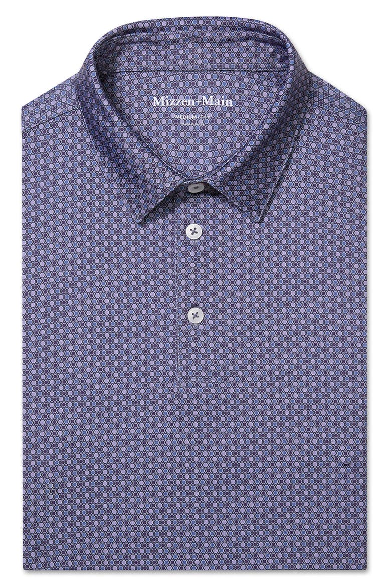 Versa Trim Fit Performance Golf Polo, Alternate, color, PURPLE DUSK MULTI CIRCLE