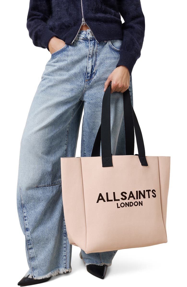 AllSaints Izzy Recycled Polyester Tote, Alternate, color, Rose Dust Pink
