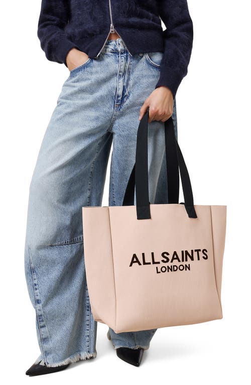 Allsaints Izzy Recycled Polyester Tote In Rose Dust Pink