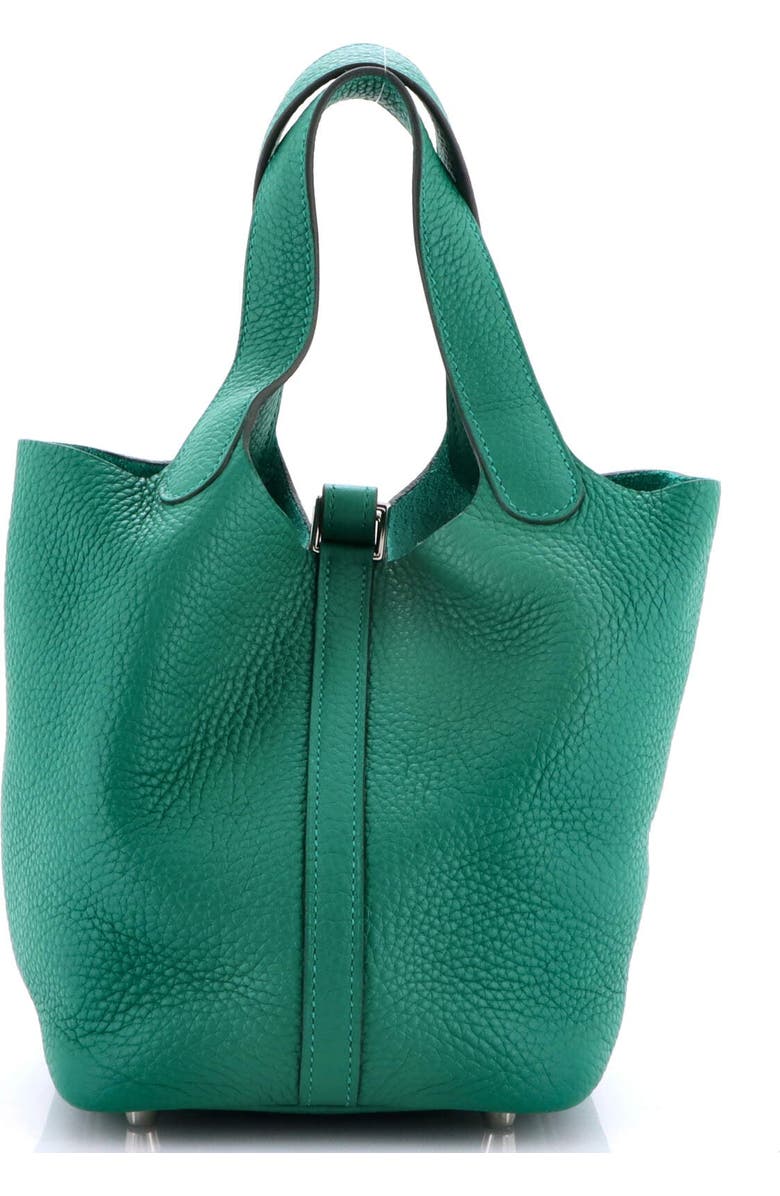 Pre-Owned Hermes Picotin Lock Bag Clemence PM, Alternate, color, Vert Vertigo