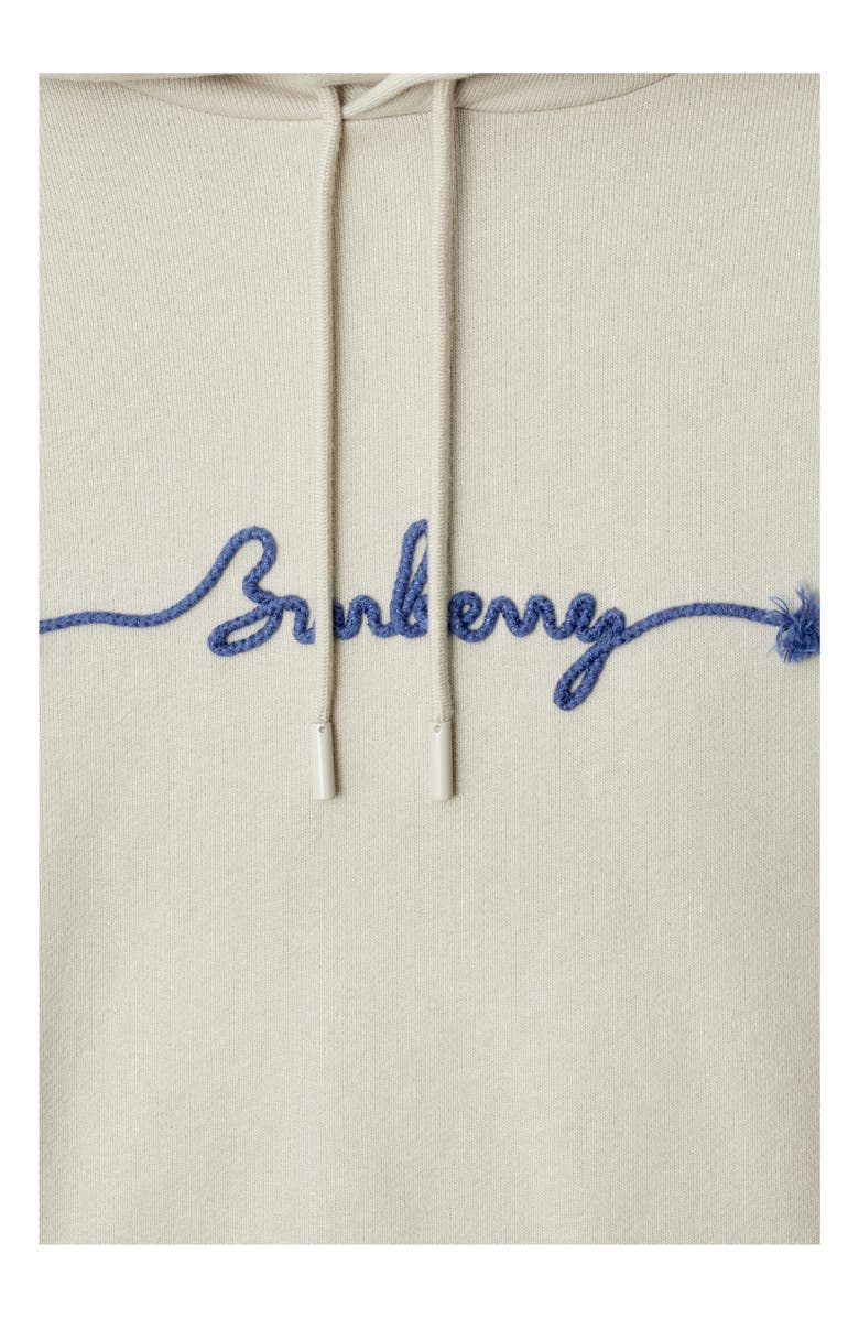 Burberry Knot Logo Cotton Hoodie, Alternate, color, Sail