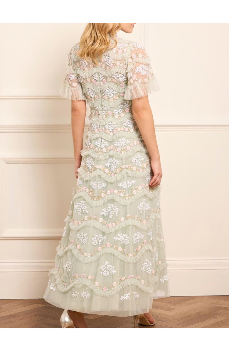 Needle & Thread Daisy Wave Ankle Gown, Alternate, color, Mist