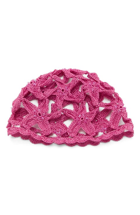 Star Design Crochet Hat