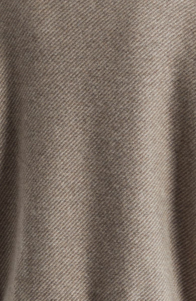 Johnstons of Elgin Reel Cashmere Quarter Zip Sweater, Alternate, color, Heather/ Pebble