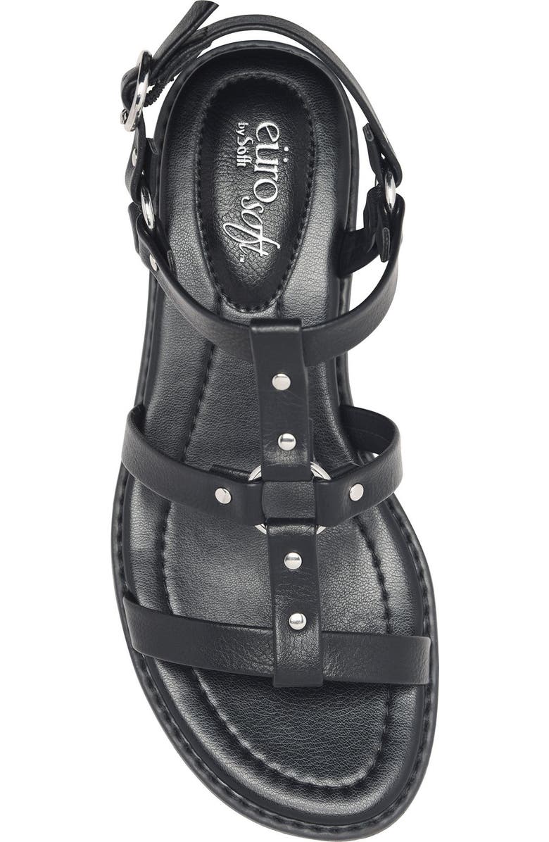 EUROSOFT Nat Sandal, Alternate, color, Black