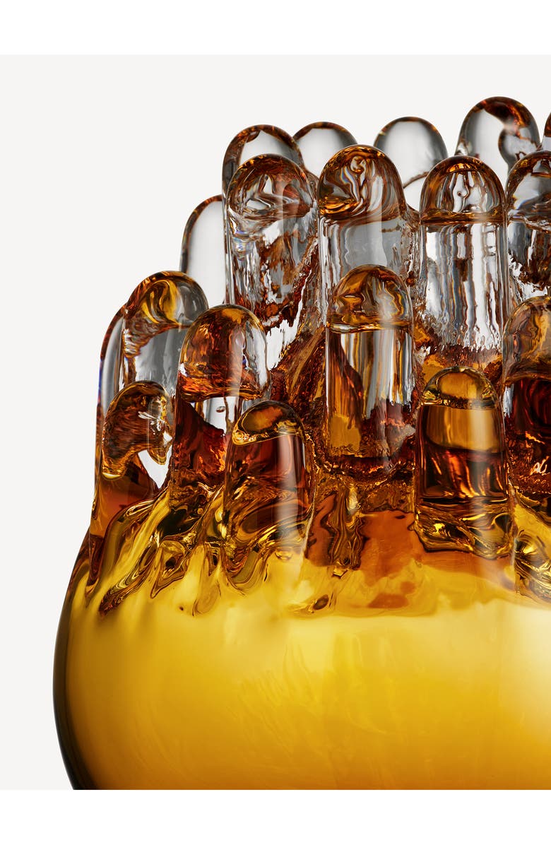 Kosta Boda Polar Medium Votive Holder, Alternate, color, Orange