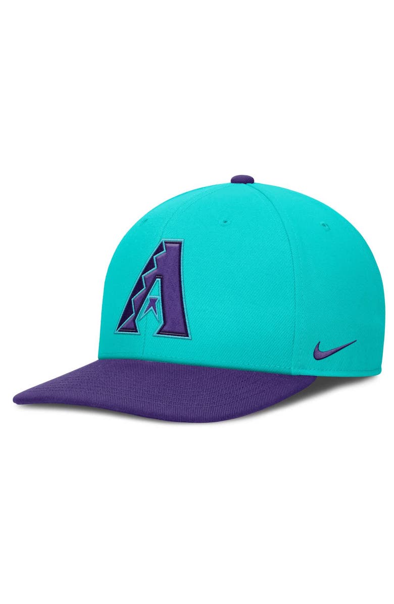 Nike Men's Nike  Teal/Purple Arizona Diamondbacks 2025 City Connect Pro Performance Snapback Hat, Alternate, color, 