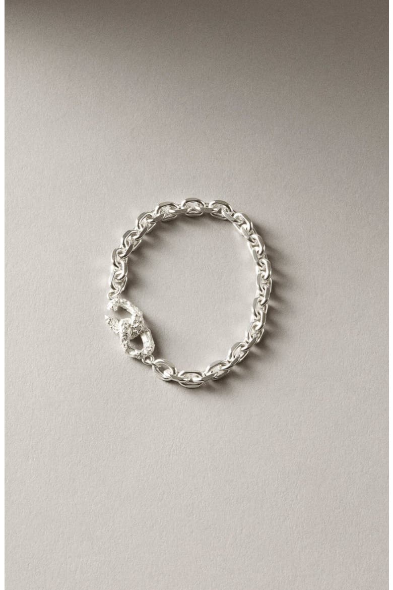Dense Bracelet Silver, Main, color, Silver