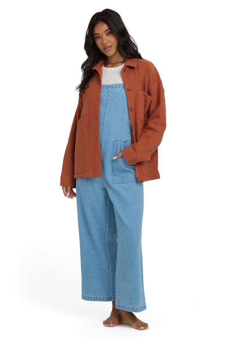 After Time Oversize Shacket, Alternate, color, SEDONA