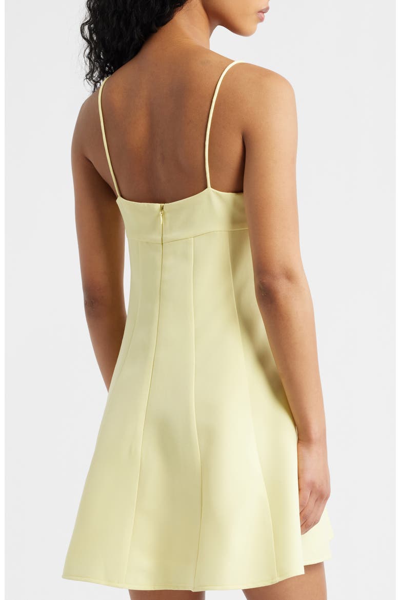 Babydoll Minidress, Alternate, color, YELLOW
