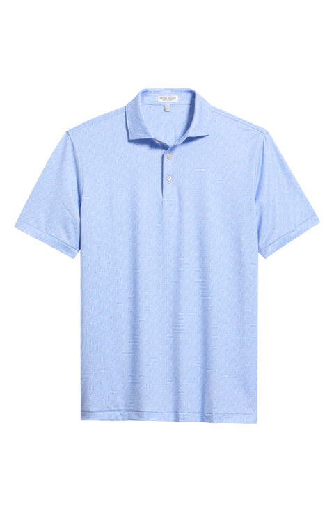 Rivington Microprint Summer Comfort Performance Jersey Polo