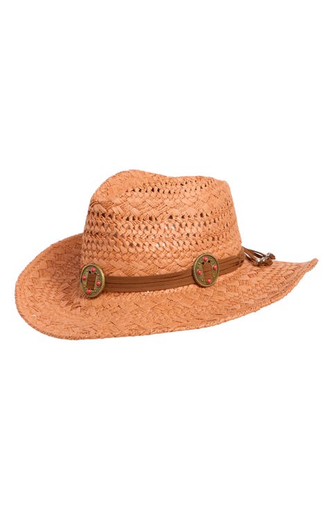 Embellished Braided Band Cowboy Hat
