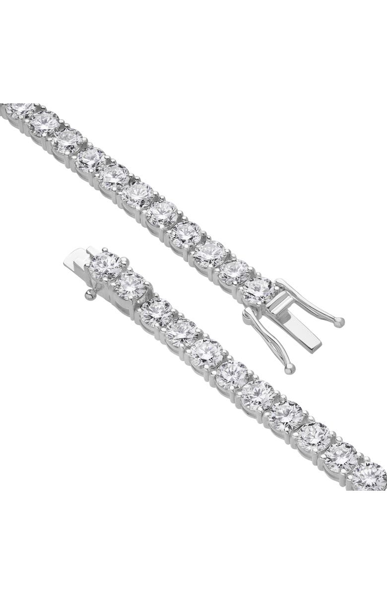 LuvMyJewelry 15Luv 10K White Gold Lab Grown Diamond Tennis Bracelets - 15.6 Carats, Alternate, color, 10K White Gold