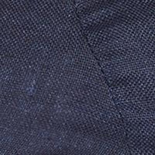 Wigens Hopsack Linen Slim Newsboy Cap In Navy