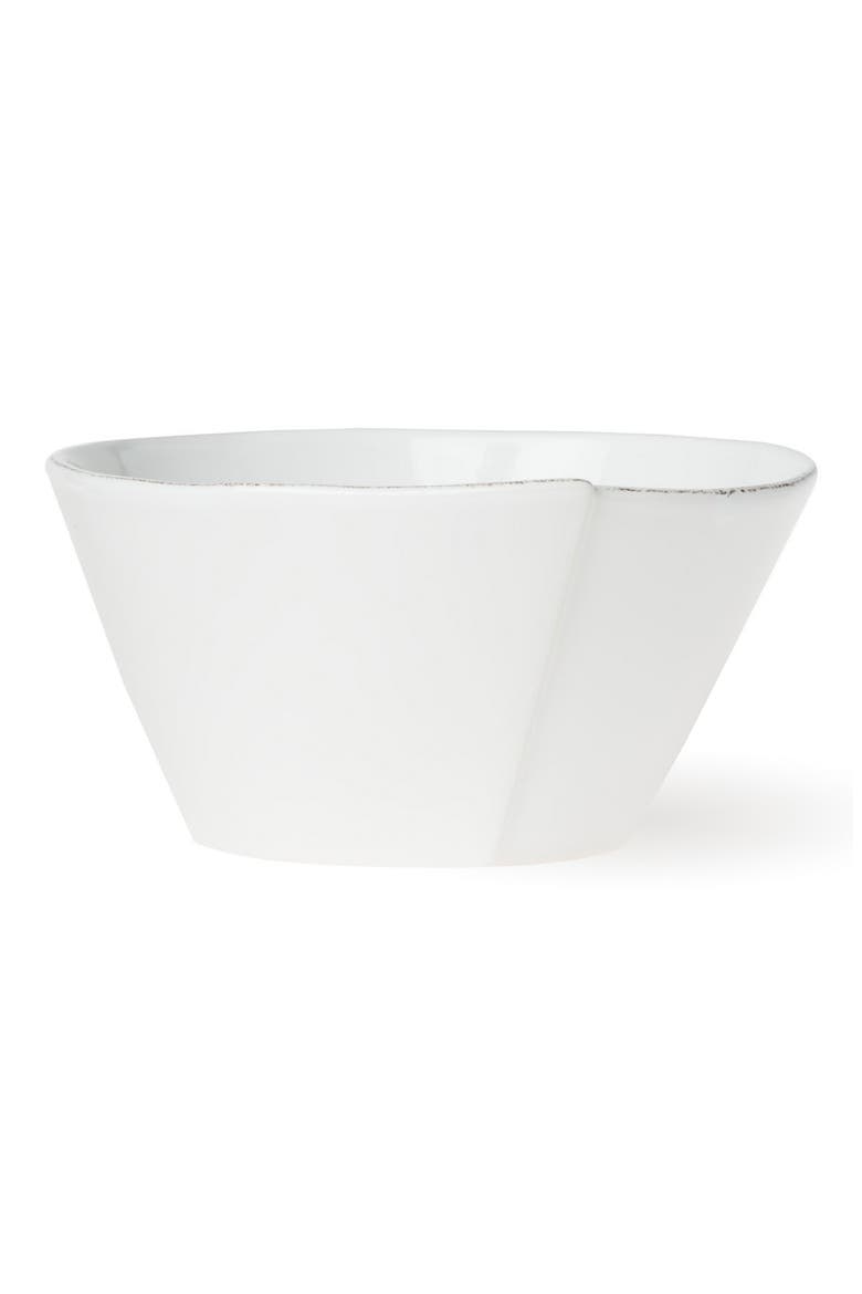 Lastra Serving Bowl, Main, color, WHITE